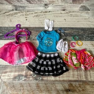 Lot Dollie & Me Clothes Shoes & Hair Accessories fits 18” American Girl Doll